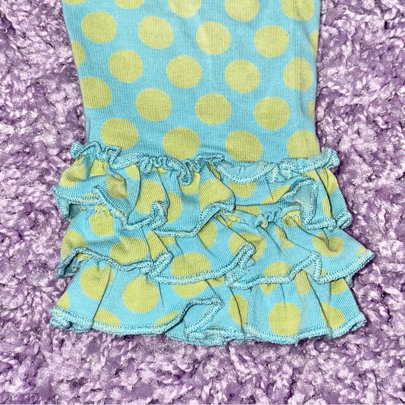 18m Matilda Jane Lavender Tank & Ruffle Polka Dot Leggings Matching Set Outfit - Picture 5 of 8